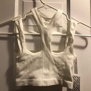 Urban Outfitters Sz XS/S Out From Under Ribbed Bra Top White